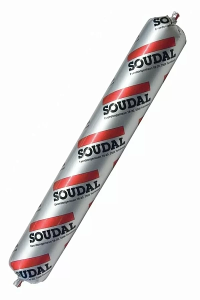 Герметик полиуретановый Soudal 40FC высокомодульный серый 600 мл Герметик полиуретановый Soudal 40FC высокомодульный серый 600 мл